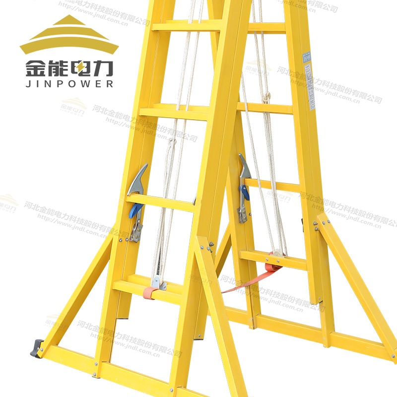 玻璃鋼絕緣升降合梯支持定制斜向支撐設計